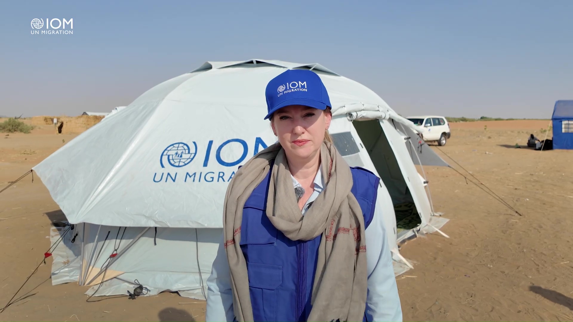 IOM | Director General Amy Pope's Visit to El Dabba